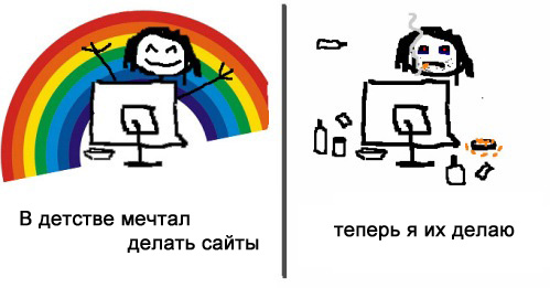 Теперь я делаю сайты